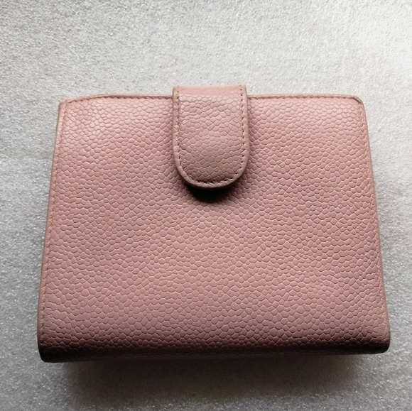 Chanel Caviar Trifold Big CC Logo Wallet Clutch - Picture 3 of 11